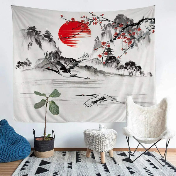 Tissu mural japonais